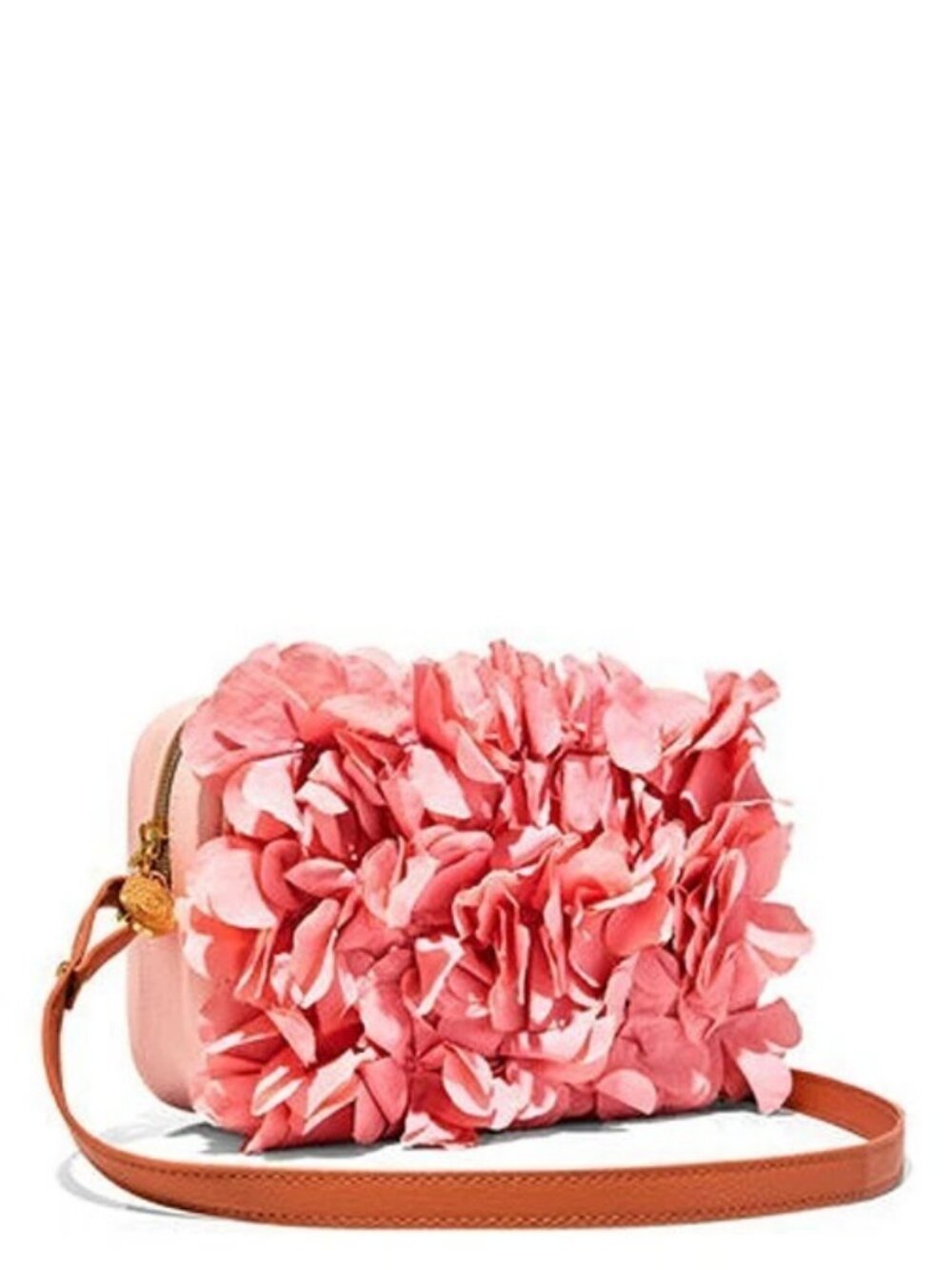 Bath & Body Works Pink Floral Crossbody Cosmetic Makeup Bag